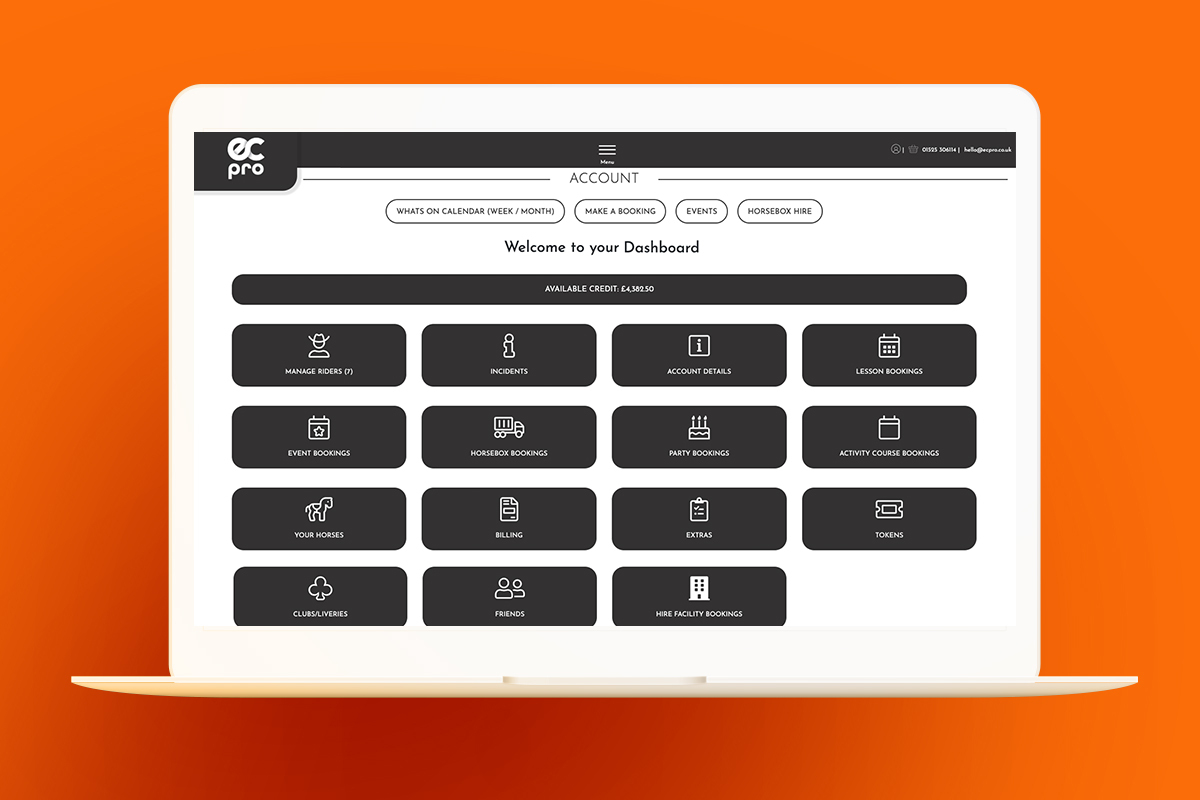screenshot of EC Pro